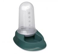Comedero/bebedero self-service Chic - Stefanplast - Color del Producto: Verde oscuro | Capacidad: 3,5 L