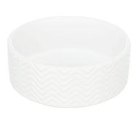 Comedero Cerámica. 0.4 l/ø 13 cm. Blanco, para Perros