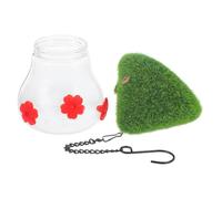 Comedero Colgante para Colibríes, Flor Decorativa, Agua Fresca | Abs, Fácil de Colgar y Rellenar, para Patio y Jardín Exterior, Diseño Adorable Color Aleatorio