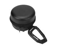 Comedero colgante para mascotas de doble taza con estuche de acero inoxidable para mascotas, doble tazón, vajilla para viajes al aire libre