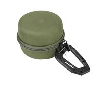 Comedero colgante para mascotas de doble taza con estuche de acero inoxidable para mascotas, doble tazón, vajilla para viajes al aire libre