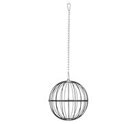 Comedero colgante para pollo, dispensador de alimentos de metal de altura ajustable para gallina, dispensador de comida de pollo colgante, para gallinero de granja, jaula al aire libre, pato, codorniz