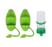 Comedero De 2 Piezas, Fuente De Agua De 1 Pieza, Juego De Alimentación para Pájaros, Soporte De Alimentación para Loros, Suministros para Pájaros, Esqueleto De Sepia para Pájaros