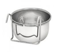 Comedero de acero inoxidable con gancho - Copele - Capacidad: 0,3 L