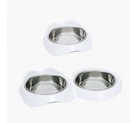 Comedero de acero inoxidable para gatos - Catit Pixi - Capacidad: 200 ml