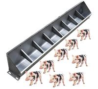 Comedero de acero inoxidable, resistente al agua para granjas ganaderas