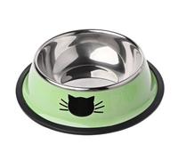 Comedero de acero MyPetCare color Verde