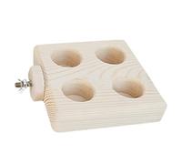 Comedero de alimentos de juguete de rompecabezas para pájaros, juguete interactivo de búsqueda para loros, alimentador de entrenamiento de inteligencia, soporte creativo para pájaros, soporte
