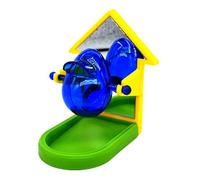 Comedero de comida para pájaros para mascotas, loros, alimentación de bolas, masticar, juguetes educativos para pájaros grandes, loros grises africanos grandes para loros para loros, sol, conure