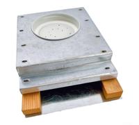Comedero de entrada de colmena de abeja para dispensador de madera natural con tapa de aluminio, herramienta de agua y nutrición para abejas