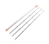 Comedero de fibra de vidrio de carbono con punta superior para caña de carpa diseñada para un rendimiento de acción rápida y manejo de carga extra dura (4134)