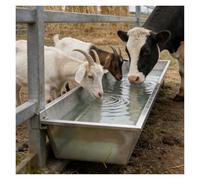 Comedero de heno independiente, comedero de acero inoxidable resistente para ganado y uso agrícola