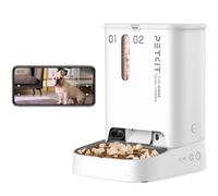 Comedero de mascotas Inteligente PetKit YumShare Dual-Hopper/ Cámara HD/ con Micrófono