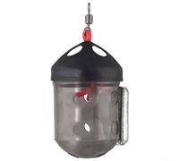 Comedero de pesca de carpas con diseño eficiente para atraer peces con gusanos vivos (1 paquete)