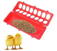 Comedero de Pollo Cinero, Flip-Top Plastic Freeferser Reutilizable, Libre de BPA, Case de Herramientas de Cultivo a Prueba de derrames para Aves de Corral, pájaros, Goose, Duck
