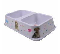 Comedero doble 2 x 700 ml. "Stars"