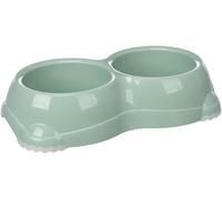 COMEDERO Duplex Leno Verde 2x330ML