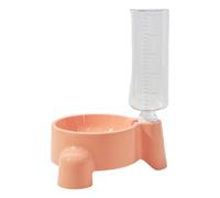 Comedero elevado para perros de 500 ml con botella de agua desmontable, base antideslizante y diseño a prueba de fugas para mascotas, cuenco de acero inoxidable con agua y alimentos