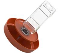 Comedero herpetil escalonado con recarga automática y botella de supervisión transparente, eficiente en el espacio para tortugas y lagartos, cuenco de agua multifuncional para reptiles