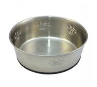 Arquivet Comedero Perro Gato Mascotas - Antideslizante - Huella - 1,70 L / 20 cm