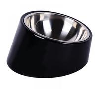 Comedero inclinado estéril para mascotas, súper antideslizante, materiales inodoros, lavable a máquina, doble propósito para agua y comida, a