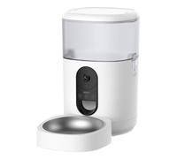 Imou Comedero automático para Gatos y Perros, comederos WiFi para Gatos con cámara de 4 MP, dispensador de Alimentos, cámara de Seguridad de 4 L, detección de Mascotas de Gran Capacidad, Modo de
