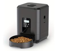 Comedero Inteligente para Mascotas de 2 Litros con Temporizador, Alimentación Programable para Múltiples Comidas, Comedero para Perros y Gatos con Alimentación USB y Batería, Enchufe No Incluido