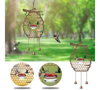 Comedero inteligente para pájaros HKUKI para jardín exterior