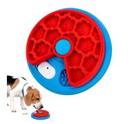 Comedero interactivo para mascotas con diseño giratorio para ralentizar la alimentación y reducir el riesgo de asfixia al comer mascotas