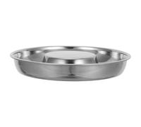 Comedero Lento Doble para Cachorros de Acero Inoxidable Plata | Superficie Tipo Laberinto, Diseño Antideslizante y Antivuelco, para Comida, Hogar y Suelo de Cocina