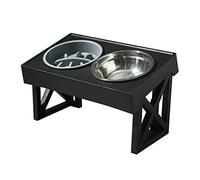Comedero lento para perros, cuencos elevados para perros, cuencos inclinables con soporte, gatos lentos con soporte