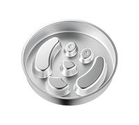 Comedero lento para perros de acero inoxidable de grado alimenticio para razas pequeñas, laberintos de rompecabezas para ralentizar la alimentación de perros de acero inoxidable