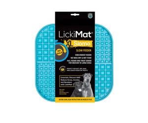 Comedero LickiMat Slomo XL Azul para perro