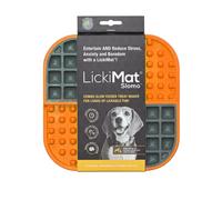 Comedero LickiMat Slomo XL Naranja para perro