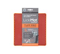 Comedero LickiMat Tuff Soother Pro Naranja para perro
