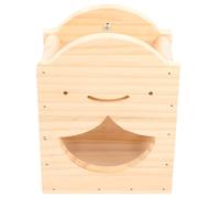 Comedero Limpio y de Madera Organiza, Alimento Conejos Cobayas
