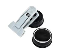 Comedero magnético para acuario - Clip multiusos para pequeñas algas, dispensador automático de alimentos manos libres para peces Betta camarones tortugas para el cuidado del acuario marino Acq
