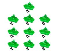 Comedero para aves, 10 Pcs Multicolor Chicken Waterer 11.3x5.5x4cm(Green)