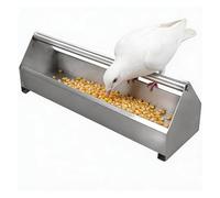 Comedero para aves de corral con barra transversal giratoria, solución de alimentación de patio de granja para una gestión eficiente del ganado