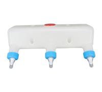 Comedero para Cabras, biberón para Cabras de 3 litros con 3 tetinas para Alimentar Cabritos, comedero para corderos de plástico y Silicona para lechones, terneros y Ganado pequeño, biberones para