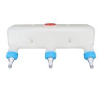 Comedero para Cabras de 3 l, biberón con 3 tetinas para Alimentar a Cabritos, comedero de plástico y Silicona para corderos, lechones, terneros y Ganado pequeño. Biberón, biberones para Alimentar