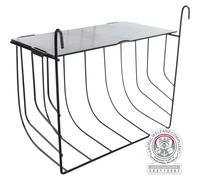 Comedero para colgar 25 × 18 × 12 cm negro