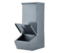 VEVOR Comedero para Cerdos de Capacidad de 90,92 L, Comedero para Cerdos de una Puerta, Comedero para Lechones de Acero Resistente, Comedero de Canaleta Multiusos para Alimentar hasta 5 Cerdos