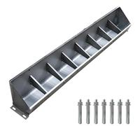 Comedero para ganado, doble cara, gran capacidad para una alimentación eficiente al aire libre de cabras, ovejas, caballos, ganado vacuno y alpacas