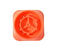 Comedero para gatos para comer lentamente, comedero interactivo para comer lentamente, dispensador de comida en forma de laberinto con base antideslizante, cuenco antiasfixia para perros de comer