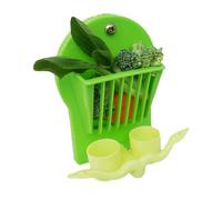 Comedero para jaulas de loros, dispensador de comida y agua para loros - cacatúas buscadores de comida, tortolitos, cesta de frutas y verduras para periquitos para promover la psicología