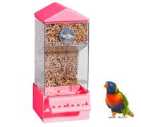 Comedero para loros - Jaula externa automática para loros | Equipo de comedor antisalpicaduras para pinza, cacatúa, periquito, gorriones, petirrojos, cacatúas canarias