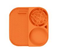 Comedero para mascotas apto para alimentos, recipiente con ventosa para una alimentación lenta, base antideslizante que evita comer en exceso, mantiene el área limpia y texturizada