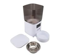 Comedero para Mascotas, Dispensador de Comida para Gatos de Seguridad Multifuncional con Capacidad de 5L, Doble Potencia, Fácil Limpieza en Interiores (Cuenco Individual con