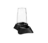 Comedero para Mascotas Transparente Antracita Polipropileno 650 ml 12,5 x 18 x 19 cm (12 Unidades)